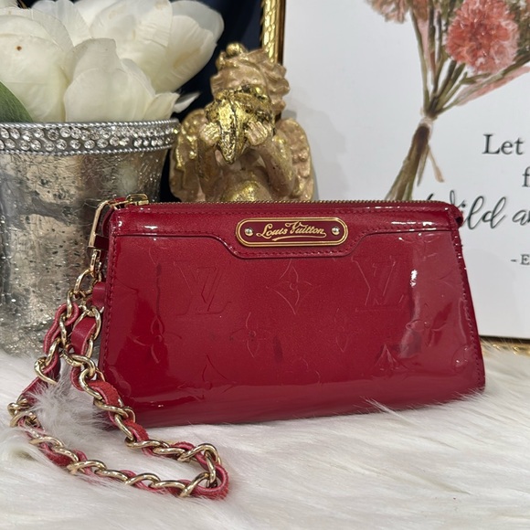 🔥SALE🔥❤️LOUIS VUITTON Monogram Vernis Trousse Cosmetic Pouch - Picture 4 of 17